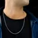 Corrente Masculina Groumet 2 mm Banhado a Ouro 18 k