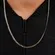 Corrente Masculina Groumet 3,5 mm Banhado a Ouro 18k