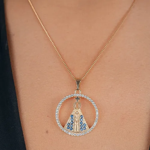 Colar Círculo Nossa Senhora Aparecida