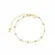 Pulseira Bolinhas Banhado a Ouro 18 k