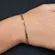 Pulseira Infantil Masculina Piastrine 2MM Banhado a Ouro 18 k