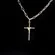 Pingente Crucifixo G aramado Banhado a Ouro 18 k