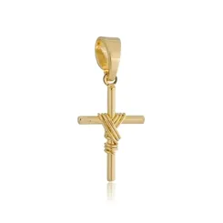 Pingente Crucifixo P Aramado
