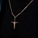 Pingente Crucifixo Jesus Banhado a Ouro 18k