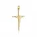 Pingente Crucifixo Jesus Banhado a Ouro 18k