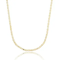 Corrente Piastrine 2,5 MM Banhado a Ouro 18k