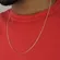 Corrente Piastrine 2,5 MM Banhado a Ouro 18k