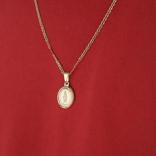 Pingente Oval Nossa Senhora das Graças