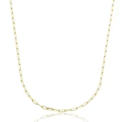 Corrente Infantil Masculina Cartier 2 mm Banhada a Ouro 18 k