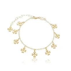 Pulseira Florzinha 4 Pétalas