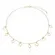 Colar Choker Corações Vazados e Lisos Banhado a Ouro 18K