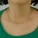 Colar Choker de Corrente com Mini Corações Banhado a Ouro 18k