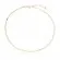 Colar Choker de Corrente com Mini Corações Banhado a Ouro 18k