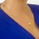 Colar Pingente Bolinha Diamantada Fosca