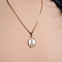 Pingente Redondo Nossa Senhora
