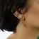 Brinco Earcuff  Colorido Navetes e Zircônias