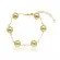 Pulseira Bola Banhada a Ouro 18 k