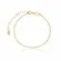 Pulseira Corrente Mini Corações Banahado a Ouro 18k