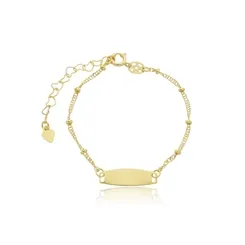Pulseira Infantil Plaquinha Lisa