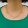 Colar Corrente Grossa Coração Banhada a Ouro 18 k