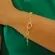 Pulseira Corrente Elos Corações Grossa