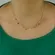 Colar Choker Canutilhos e Cristais Coloridos