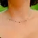 Colar Choker Canutilhos e Cristais Coloridos