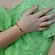Pulseira Infantil Bolinhas Cristais Coloridos