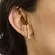 Brinco Earhook Quadrado Dois Aros