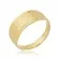 Anel Unissex Infantil ABC Liso Vanhado a Ouro 18 k