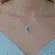 Colar Gota com Pedra Banhado a Ouro 18 k