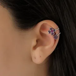 Brinco Piercing Pressão Florzinha