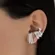 Brinco Piercing Cristal Retangular