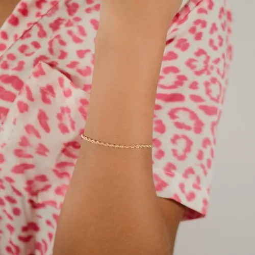 Pulseira Fio Baiano 2 mm Banhada a Ouro 18k