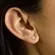 Brinco Earcuff  Zircônias e Coração