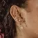 Brinco Piercing Pingente Cruz