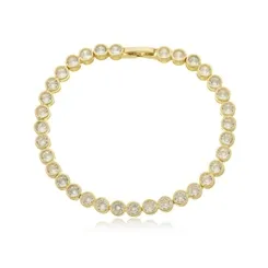 Pulseira Fita Círculos Ponto Luz
