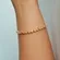 Pulseira Fita Círculos Ponto Luz