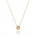 Colar Ponto de Luz 6 MM Banhado a Ouro 18k