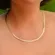 Colar Choker Fita Laminada Banhada a Ouro 18 k