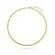 Colar Choker Fita Laminada Banhada a Ouro 18 k
