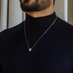Colar Masculino Pedra
