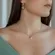 Colar Choker Corrente Elo Português Pingente Coração Banhado a Ouro 18 k
