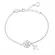 Pulseira Floco de Neve e Cruz
