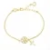 Pulseira Floco de Neve e Cruz