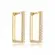 Argola Articulada Quadrada Zircônias M