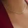 Colar Choker Fio Baiano 3 mm Banhado a Ouro 18 k