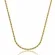 Colar Choker Fio Baiano 3 mm Banhado a Ouro 18 k