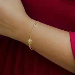 Pulseira Pingente Coração Pet