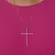 Colar Crucifixo Cravejado Navetes